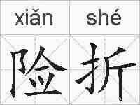 险折的拼音