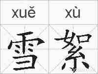 雪絮的拼音