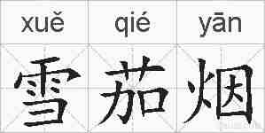 雪茄烟的拼音