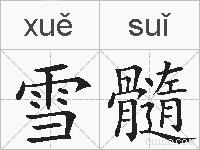 雪髓的拼音