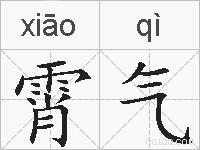 霄气的拼音