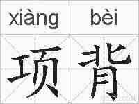 项背的拼音