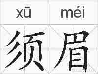 须眉的拼音