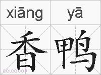 香鸭的拼音