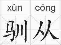 驯从的拼音