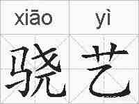 骁艺的拼音