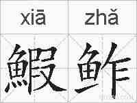 鰕鲊的拼音