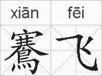鶱飞的拼音