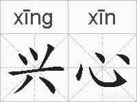 兴心的拼音