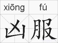 凶服的拼音