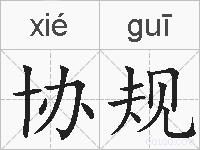 协规的拼音