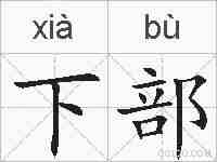 下部的拼音