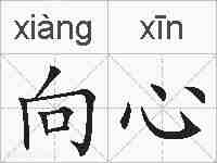 向心的拼音