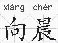 向晨的拼音