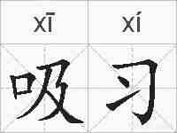 吸习的拼音