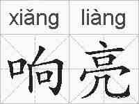 响亮的拼音
