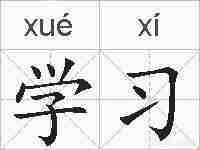 学习的拼音