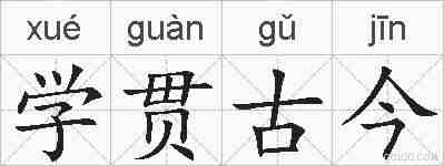 学贯古今的拼音