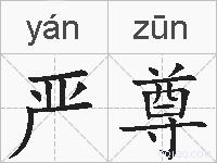 严尊的拼音
