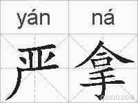 严拿的拼音