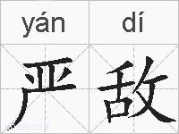 严敌的拼音