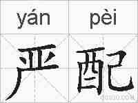 严配的拼音