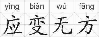 应变无方的拼音