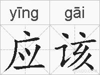 应该的拼音