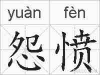怨愤的拼音