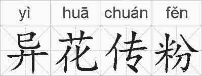 异花传粉的拼音