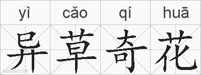 异草奇花的拼音