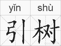 引树的拼音