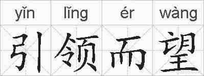 引领而望的拼音
