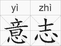 意志的拼音