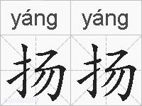 扬扬的拼音