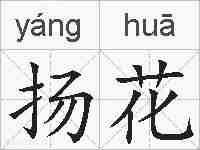 扬花的拼音