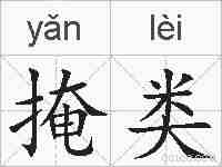 掩类的拼音