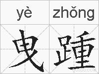 曳踵的拼音