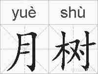 月树的拼音