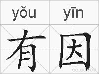 有因的拼音