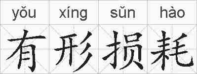 有形损耗的拼音