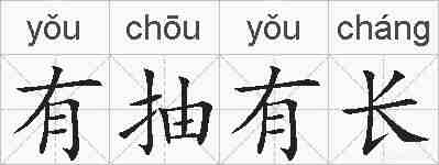 有抽有长的拼音