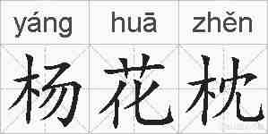 杨花枕的拼音