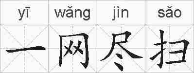 一网尽扫的拼音