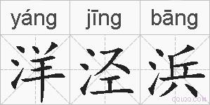 洋泾浜的拼音