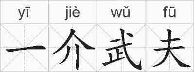 一介武夫的拼音