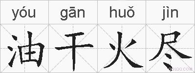 油干火尽的拼音
