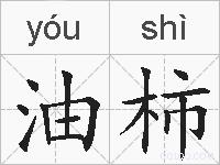 油柿的拼音