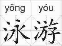 泳游的拼音