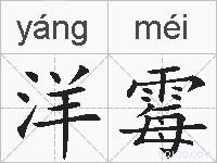 洋霉的拼音